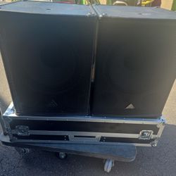 Pair OF BEHRINGER EUROLIVE POWERED SUBWOOFERS