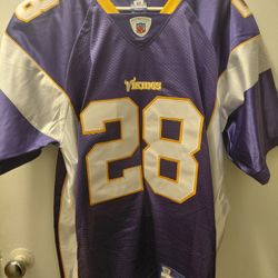 Vintage Reebok minnesota vikings adrian peterson jersey