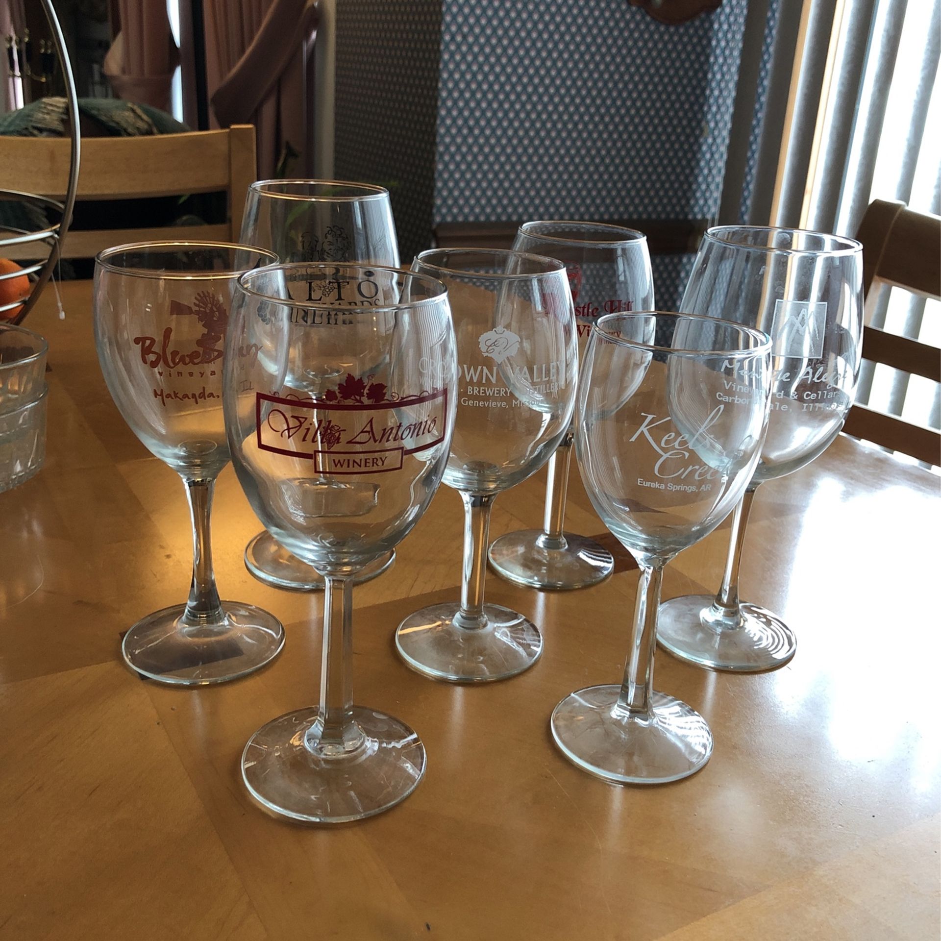 Winery Glasses (7 In All)