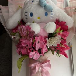 Hello kitty plushy bouquet