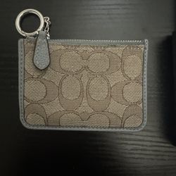 Coach Women's Box Program Signature Jacquard Mini Id Skinny