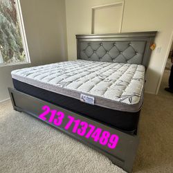 King Size Mattress Pillow Top 12” Thick.     Brand New Mattress.     Delivery Available.     Same Day Delivery 
