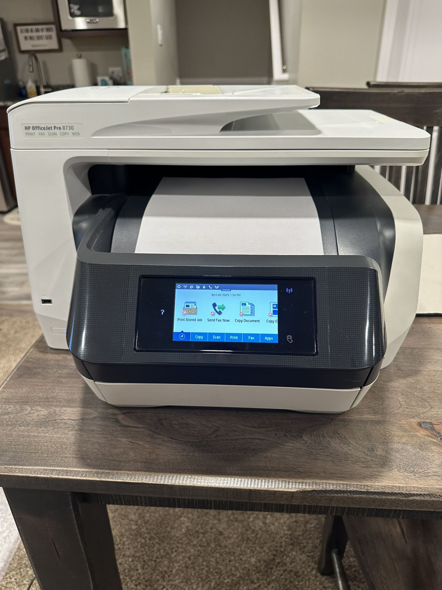 HP OfficeJet Pro 8730 All-in-One Printer; Wireless, Great shape, very clean
