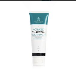 Activated charcoal toothpaste by gold mountain beauty