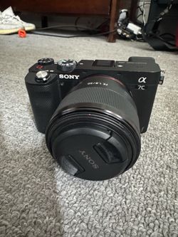 Sony Alpha a7C Black Mirrorless Camera 4K Wi-Fi w/ Sony FE 1.8/50 lens