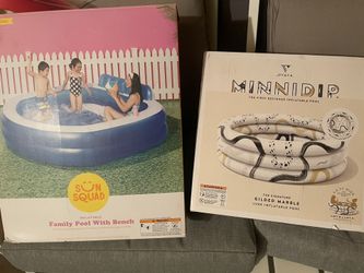 New Family Pool With Bench 