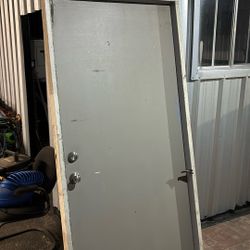 steel door