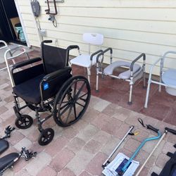 Wheelchair, Walker, Commodes, Shower Chair, Canes, Etc