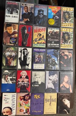 Cassette lot hip hop rnb rock