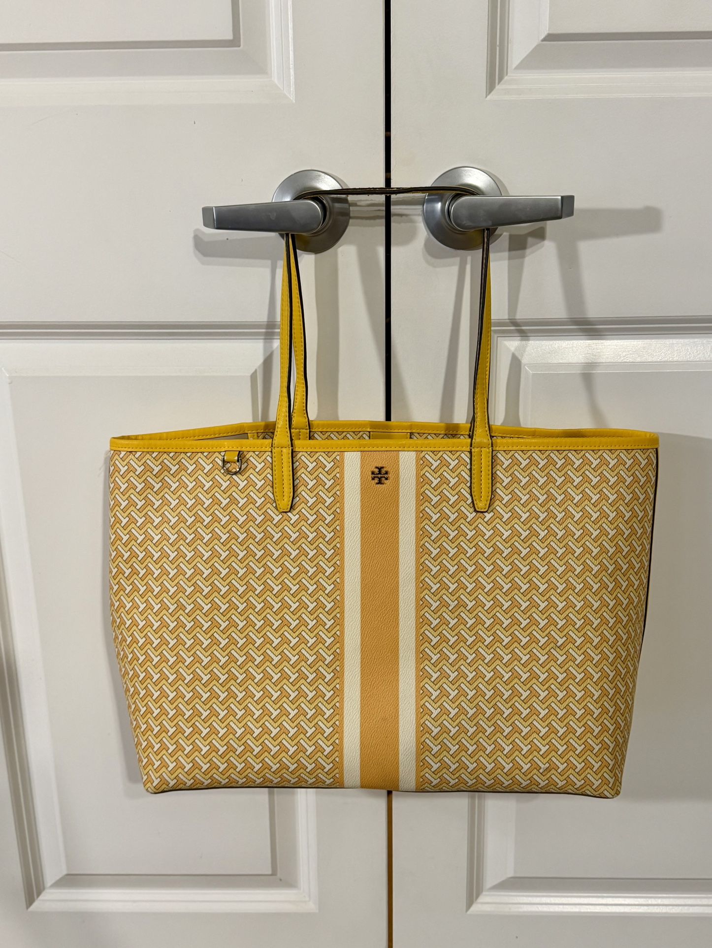 Tory Burch Yellow Tote Bag