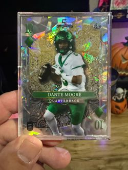 Wild Card 2026 Card Draw Stacked Deck Dante Moore Football 1/1 Card 10 of Diamonds