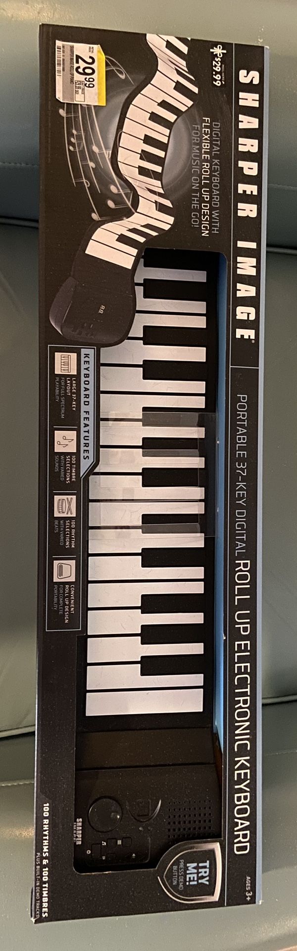 Sharper Image Roll Up Electric Keyboard