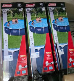 Coleman Steel Pro 12ft Above Ground Pool