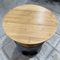 End Table/Night Stand With Cat Hiding Spot