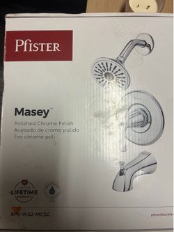 Pfister polished chrome finish faucet