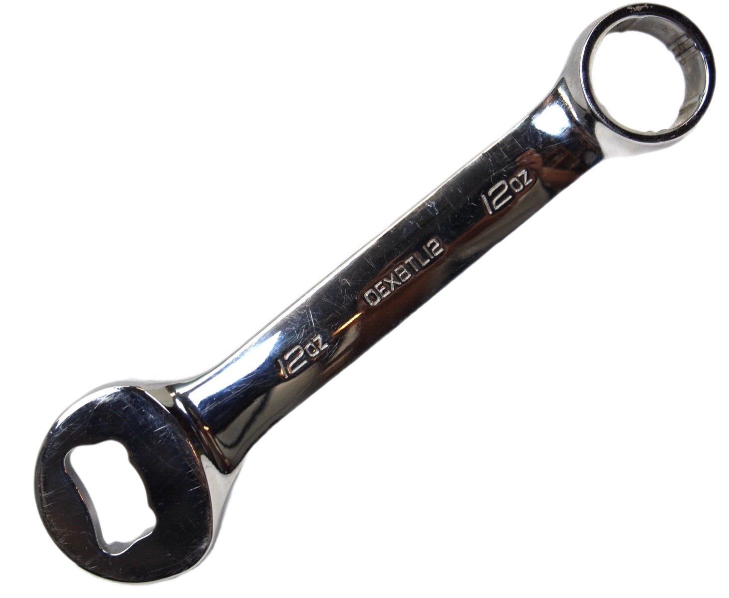 Snap-on Tools USA Chrome Short Wrench Bottle Opener OEXBTL12
