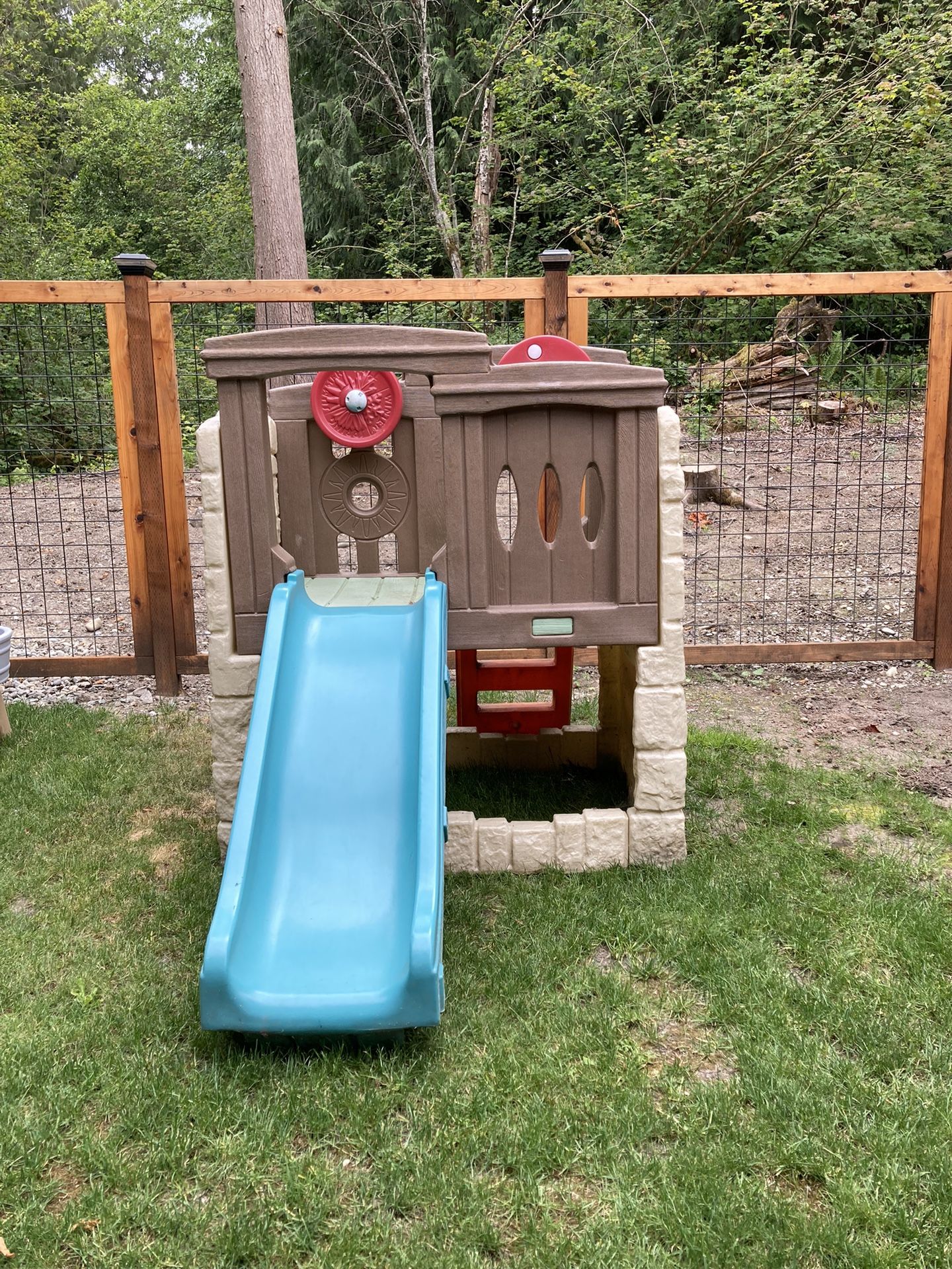 Kids Slide w/ Climbing Wall