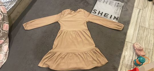 Shein Brown Dress 