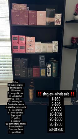 Colognes / perfumes