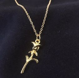 18k gold filled necklace