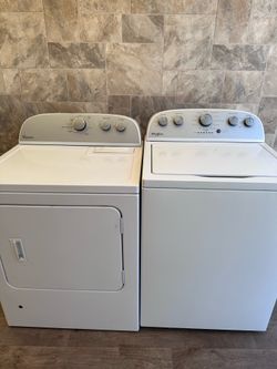 Whirlpool washer and dryer laundry