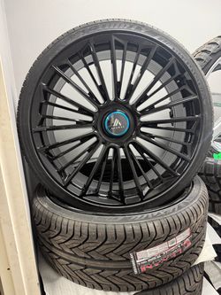 6x139.7 - 26” - GLOSS BLACK RIMS - FORD GMC CHEVY CADILLAC WHEELS - NEW - SENSORS TPMS INCLUDED