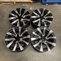 18" 8.5 Tesla Wheels, 5x114.3, ET38, CB64.1, Alloy Rims For Model S, 3, X