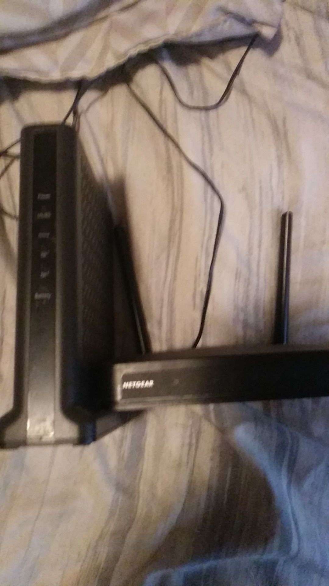 Modem and night hawk router