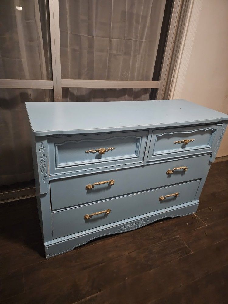 Blue Dresser