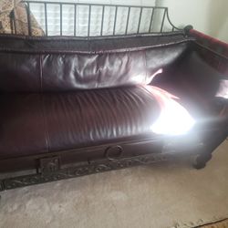 Leather Couch,  
