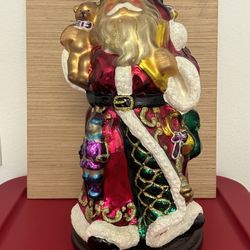 Thomas Pocconi Classics Glass Santa
