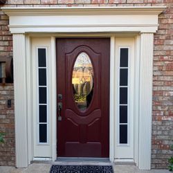 Therma-Tru Varissa External Mahogany Door - 36x80 Right Swing $250