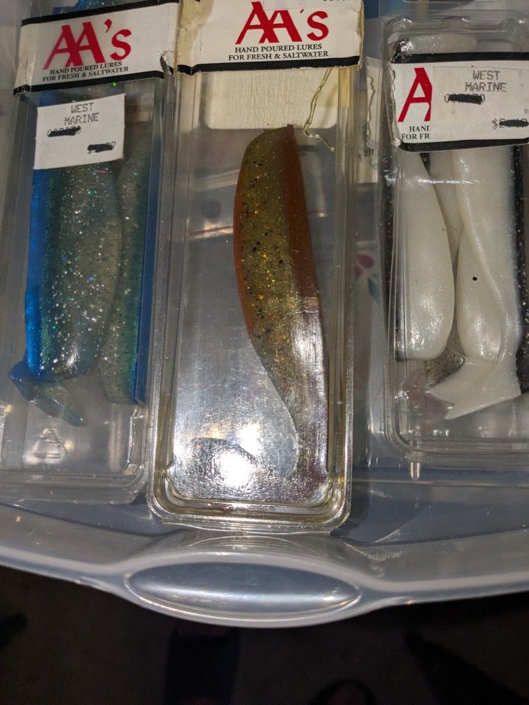 Fish Hooks, Lures, Line, Weights