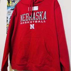 Nebraska Basketball Fanatics Hoodie Sweatshirt Size XL New