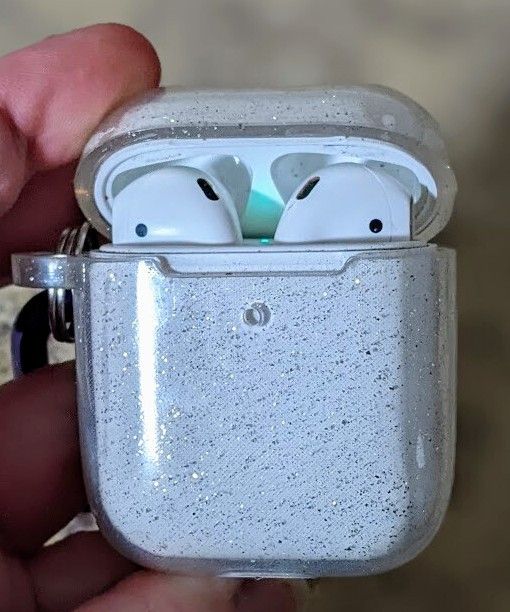 Apple AirPods with Wireless Charging Case & Protective Case W/ Clip