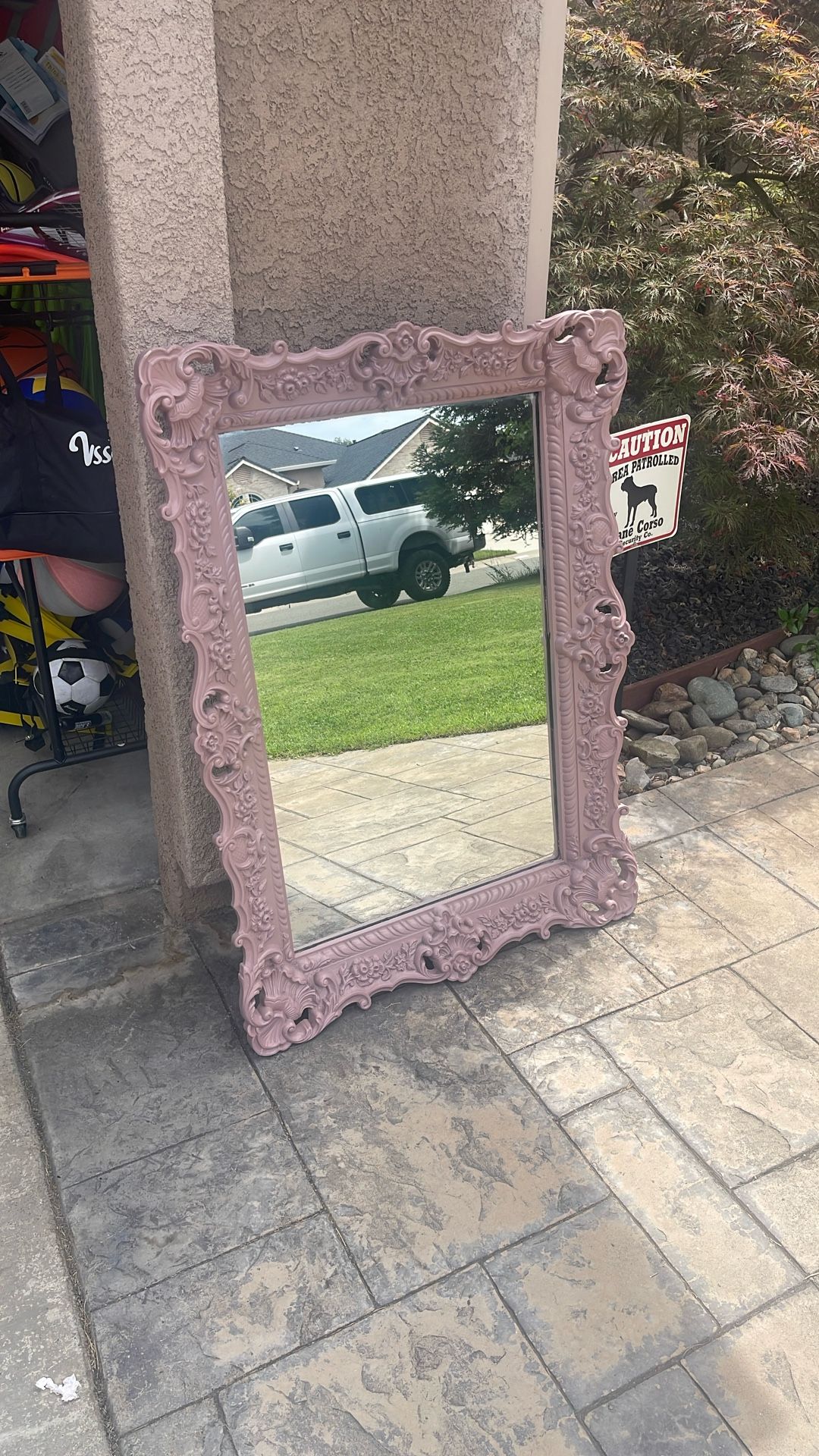 Pink Wall Mirror 