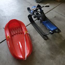 Kids sleds snowmobile