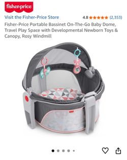 Fisher-Price Portable Bassinet On-The-Go Baby Dome