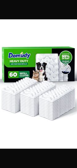 60 repuestos de paños de barrido en seco🏷️ 60 replacement dry sweeping cloths