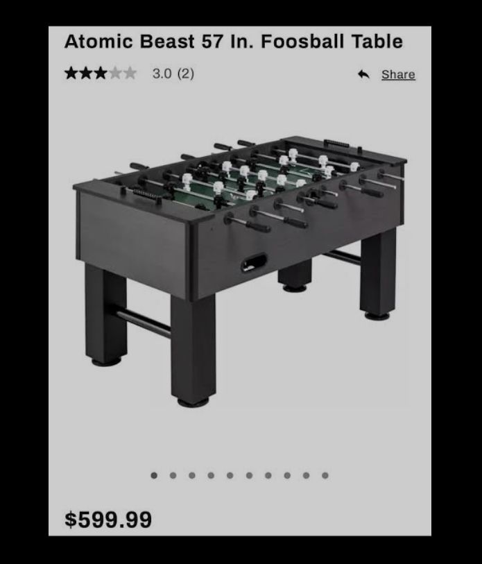 Atomic Beast Foosball Table
