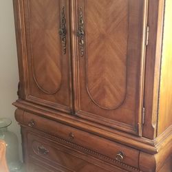 Solid Wood Armoire 
