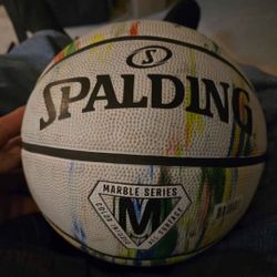 Spalding Marble Series Multicolor Outdoor Basketball