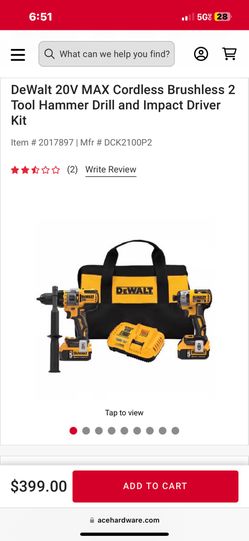 Dewalt Drill & Impact Set