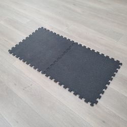Exercise Puzzle Mat 1/2 Inch Thick Rubber Top