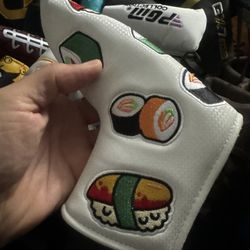 Sushi Edition Golf Putter Head Cover New 