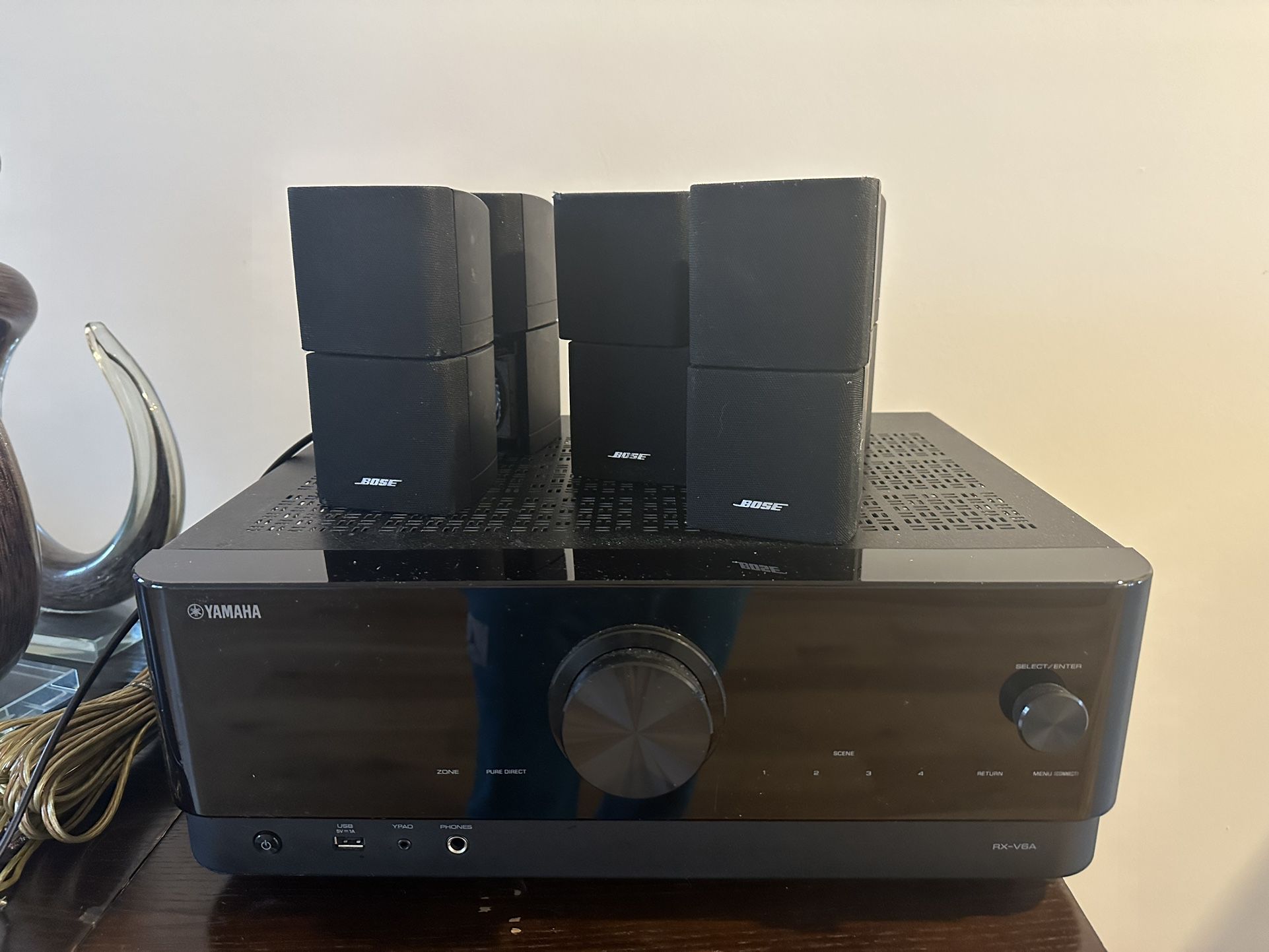 Yamaha TRS-700 7.1 Channel Receiver With 10 Bose Speakers 