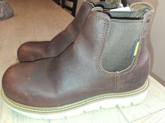 Women's Size 8 DeWalt Flex Albany Dress Work Boot Slip On Brown Travel School