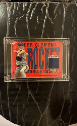 Roger Clemens Jersey Fusion Game Worn Swatch 