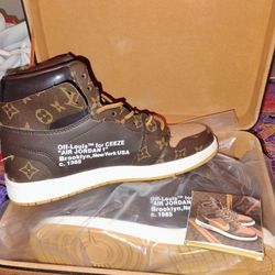 Custom Made By Drippy Luis Vuitton Air Jordans 