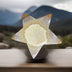 natural Druzy Agate Crystal Game Stone Star Polish